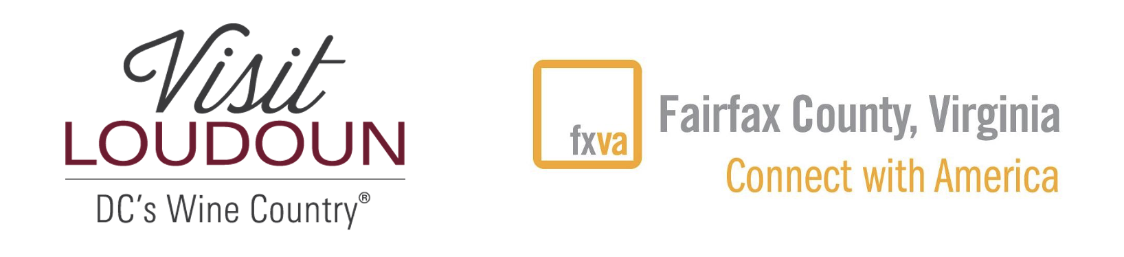 Visit Loudoun and Visit Fairfax logos